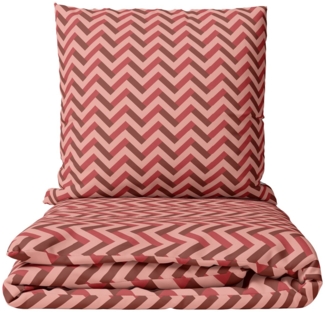 Leonado Vicenti Bettwäsche Baumwolle 135x200 cm und 155x220 cm, Jersey, 2 teilig, Zick Zack Muster, Ganzjährig verwendbar