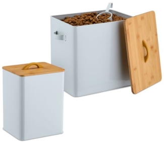 Futterbox mit Bambusdeckel 2er Set 10048222