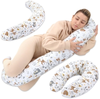 Totsy Baby Stillkissen Stillkissen XXL Seitenschläferkissen Schwangerschaftskissen Hirsch