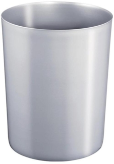 Papierkorb 13 L, H 300 x Ø245mm schwer entflammbar Ku. silber ZWINGO