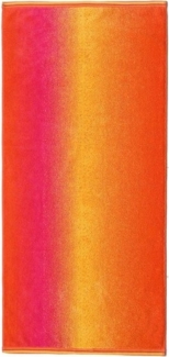 grace grand spa Duschtuch Vital Neon, (1-St), mit stylischem Farbverlauf