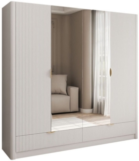 Lookway Kleiderschrank SCARLETT mit Schubladen und Spiegel Breite: 213 cm