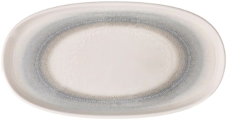 COMAS NEPTUNE ovaler Teller 34 cm, 6 Stück, Porzellan