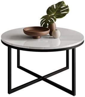 Lookway Couchtisch Runder CIRI-X Hochglanz (1 Tische), Durchmesser: ⌀70 cm