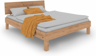 Bett Zigo 190 x 200 cm Wildeiche Natur