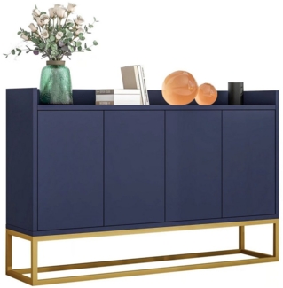 HAUSS SPOLE Sideboard Schubladenkommode, Sideboard Highboard Kommode (griffloser Buffetschrank, für Esszimmer, Wohnzimmer, Küche)