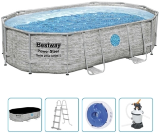 Bestway Power Steel Swimmingpool Set 488x305x107 cm 3202677