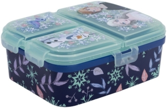 Disney Frozen Kinder Brotdose XL – Lunchbox mit 3 Fächern & tollem Design