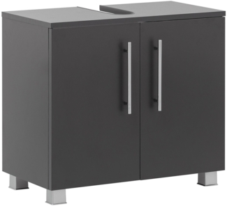 BadeDu CHER Waschbeckenunterschrank 61 cm breit, Anthrazit