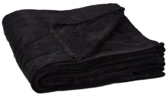 3 x Kuscheldecke extragroß schwarz