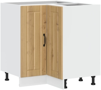 vidaXL Küchen-Eckunterschrank Lucca Artisan-Eiche Holzwerkstoff 853756