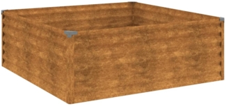vidaXL Hochbeet 100x100x36 cm Cortenstahl 151993