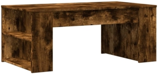 vidaXL Couchtisch Räuchereiche 102x55x42 cm Holzwerkstoff 831858