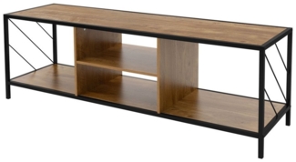 ML-DESIGN Lowboard Fernsehschrank TV-Kommode TV Board für Wohnzimmer Fernseher Möbel (1 St), TV-Schrank Industrial bis 65 Zoll beschichtete Spannplatte Eiche