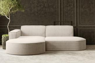 Kaiser Möbel Ecksofa Designer MODENA STUDIO L stoff Poso und Neve