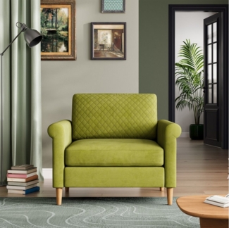Vesgantti Relaxsessel Sofa 1 Sitzer Loungesofa Einzelsofa TV-Sessel Werkzeuglose Montage