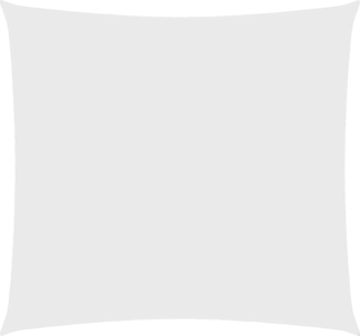 vidaXL Sonnensegel Oxford-Gewebe Quadratisch 4x4 m Weiß 135249