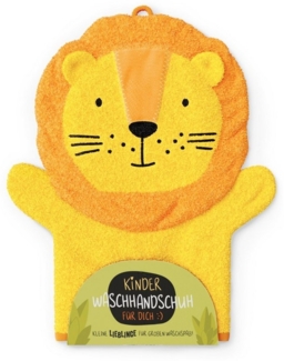 Kinder Waschlappen Waschhandschuh la vida Geschenk für Dich Auswahl Lieblinge Löwe 376334