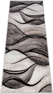 my home Läufer Tritom, rechteckig, Höhe: 9 mm, mit besonders weichem Flor, Kurzflor, modernes Wellen Muster