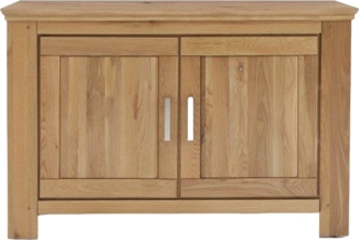 Anrichte Teilmassiv Iantha 100x85x47 Sideboard Wildeiche natur geölt 20094