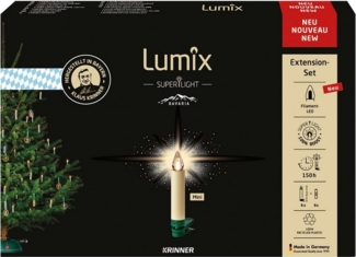 Krinner Superlight Bavaria Mini Flame 6er Set Elfenbein