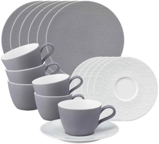 Seltmann Weiden Life Fashion Kaffeeservice 18-teilig - Elegant Grey