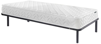 Vente-unique - Set aus Lattenrost + Matratze - 90 x 190 cm - Kaltschaum & Memory Schaum - Stärke 15 cm - PELOPS von YSMÉE