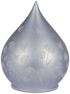 formano LED Dekolicht Tropfen pastell lila 13cm 15cm 21cm Blumen, LED fest integriert