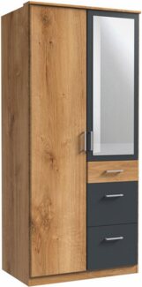 Kleiderschrank Click Drehtürenschrank mit Spiegel Ausführung wählbar