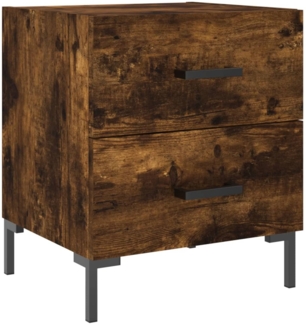 vidaXL Nachttisch Räuchereiche 40x35x47,5 cm Holzwerkstoff 827318