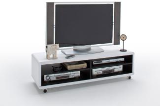 Lowboard Jerome XL 120 x 35 x 39 cm weiß TV-Board TV-Möbel TV-Schrank