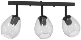 vidaXL Deckenleuchten mit Verstellbarem Glasschirm Anthrazit E27 42001220