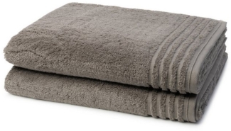 Vossen Vienna Style Supersoft 2 tlg. Frottier-Set - 2 X Duschtuch (67 X 140cm) - 620 g/m2 - Pepplestone