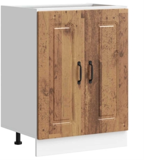 vidaXL Spülenunterschrank Kalmar Altholz-Optik 60x46x81,5 cm 853445