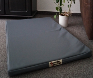 Hundebettenmanufaktur Hundematte Orthopädische Hundematratze mit antiallergischer Kokosmatte Kunstleder