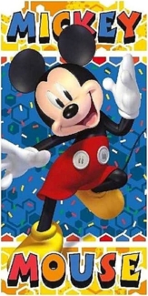 Disney Mickey Mouse Badetuch Mickey Maus, Baumwollmischung, Jungen Badehandtuch 70 x 140 cm aus Baumwolle