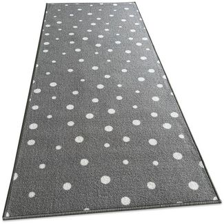 Karat Kinderteppich Teppichläufer Dots&Stars, Robust und Pflegeleicht, In zwei Designs