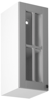 ROYAL24_MARKT Glashängeschrank - Hängeschränke für ein modernes Ambiente (Küchehängeschrank, 1-St, Linea G30S) Beste Güte - Innovativ - Modern.