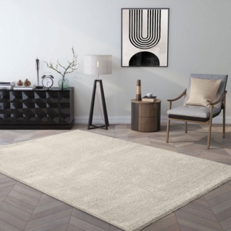 Vimoda Teppich Valentino, Hohe Qualität sehr weich und dicht Fellteppich, Rechteckig, Höhe: 20 mm, Teppich Wohnzimmer, kuschelig, Schlafzimmer, Kinderzimmer