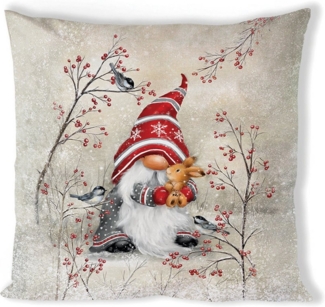 Ambiente® Dekokissen Dwarf hug, Dekokissen Kissenbezüge ohne Füllung Baumwolle 40x40 cm