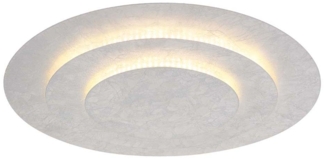 LED Deckenleuchte, silber, rund, D 49 cm