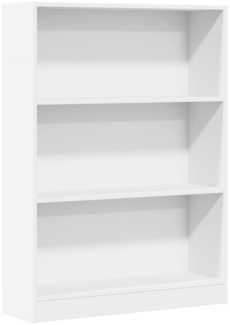 vidaXL Bücherregal Weiß 80x24x109 cm Holzwerkstoff 857835