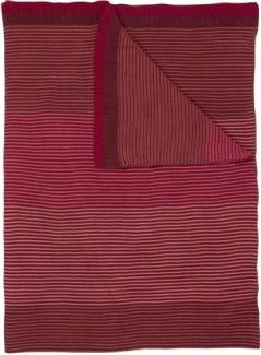 Pip Studio Decke Überwurf Blockstripe Pink (130x170 cm) 248698