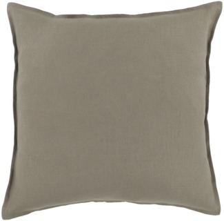 Chic Antique - Kissenbezug Kissenhülle 50x50cm Leinen Grau Eukalyptus 16101421