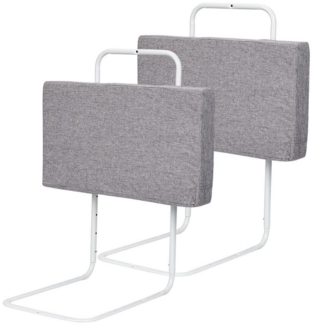 Clanmacy Bettschutzgitter Bettgitter Bettschutzgitter Kinder Verstellbares Seitenschutz 2x50 cm (2 St)