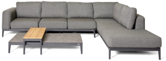 Best Lounge Set Athene 586531 +Tisch anthrazit/Teak