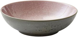 Bitz Salatschüssel Salatbowl grey / light pink 24 cm, Steinzeug, (Schüsseln & Schalen), Salatschüssel 24 cm Steinzeug Grau/Hellrosa