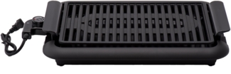 Schäfer Elektrogrill 46,5x33,5 cm Tischgrill für Innen & Außen BBQ Grill schwarz