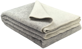 Wohndecke Wohndecke Wolldecke 100% Schurwolle 150 x 200 cm "Selva", STTS