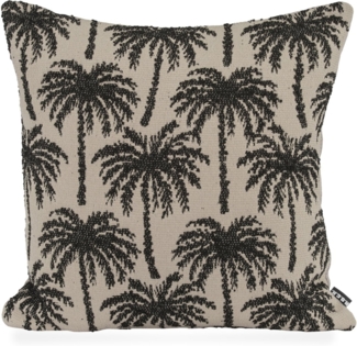 H.O.C.K. Dekokissen Vamosa Palms, Outdoorkissen inkl. Füllung, 45x45cm, Dekokissen, Palmen, schwarz